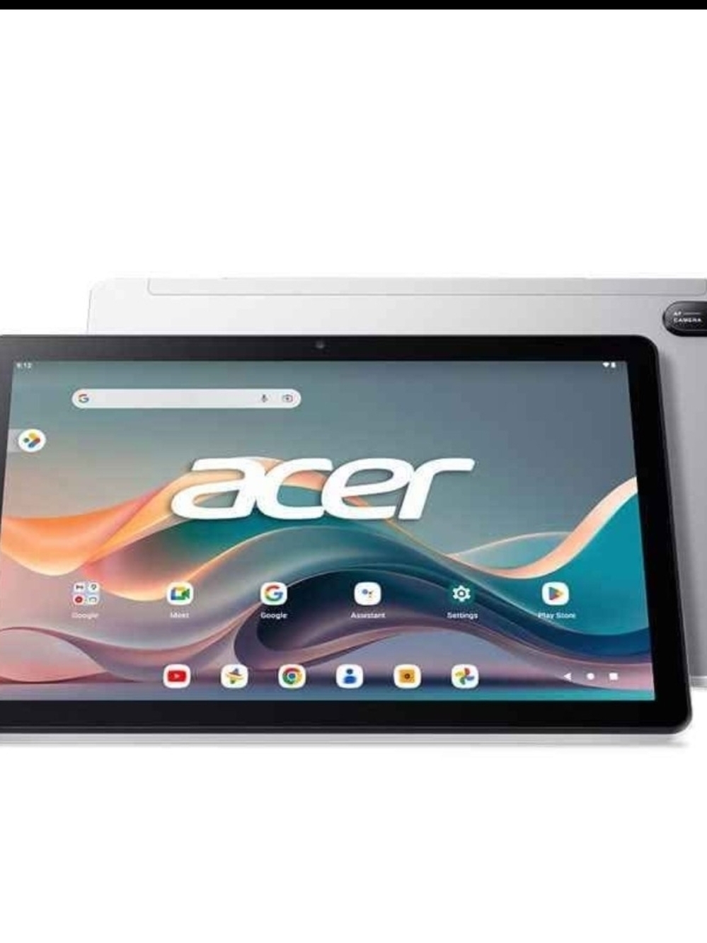 Acer M10 128 GB 10.1" Tablet in Silver and Black